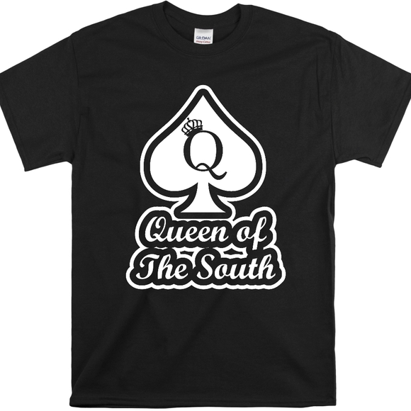QUEEN OF THE SOUTH T-SHIRT/ QUEEN T-SHIRT / BLACK,BLUE / SMALL-3XL - Picture 1 of 2